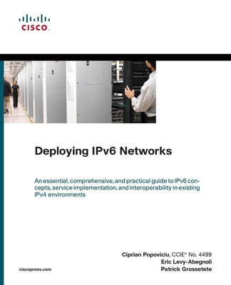 Deploying IPv6 Networks - paperback Popoviciu, Ciprian|Levy-Abegnoli, Eric|G...
