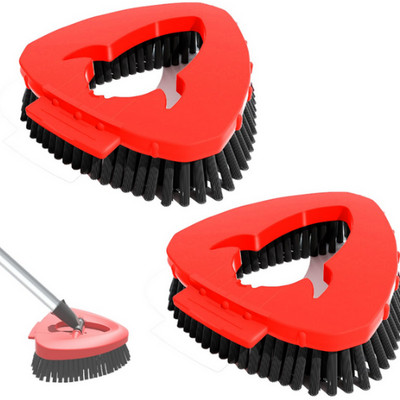 2er Pack Spin Mop Schrubber Kopf Ersatz für Vileda Turbo steife Borsten langlebig