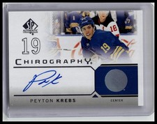 2024-25 SP Authentic #C-PK Peyton Krebs Chirography