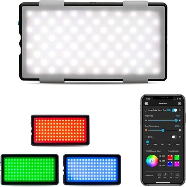 Lume Cube RGB LED Light Cube Panel for Pro DSLR Cameras, CRI 96 for ...