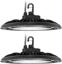 Hyperikon LED UFO High Bay Light 200W 5000K (800 Watt Replacement),2 PACK