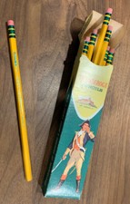 Vintage Dixon Ticonderoga #1388 Marvelead Pencils Ethan Allen Box