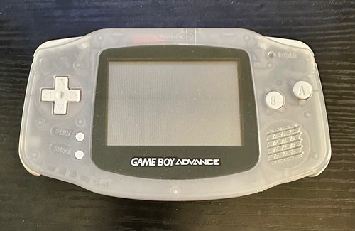 SHELL ONLY! OEM Nintendo Game Boy Advance Glacier Blue AGB-001 Housing Screen