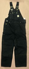 Vintage 1990 s Carhartt Double Knee Overalls, Deadstock NWT, Size 34x30