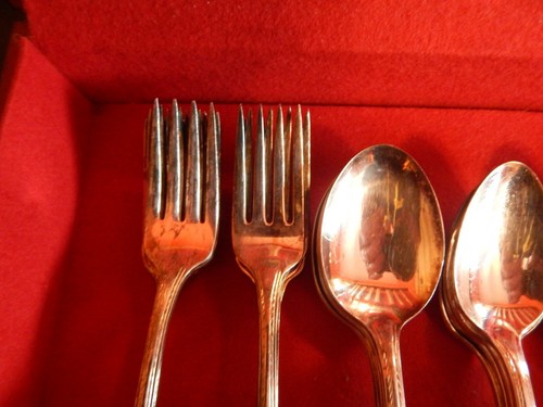 American Silver Co. Service für 6 Camelot Ernte Muster Vintage gebraucht - Bild 5 von 9