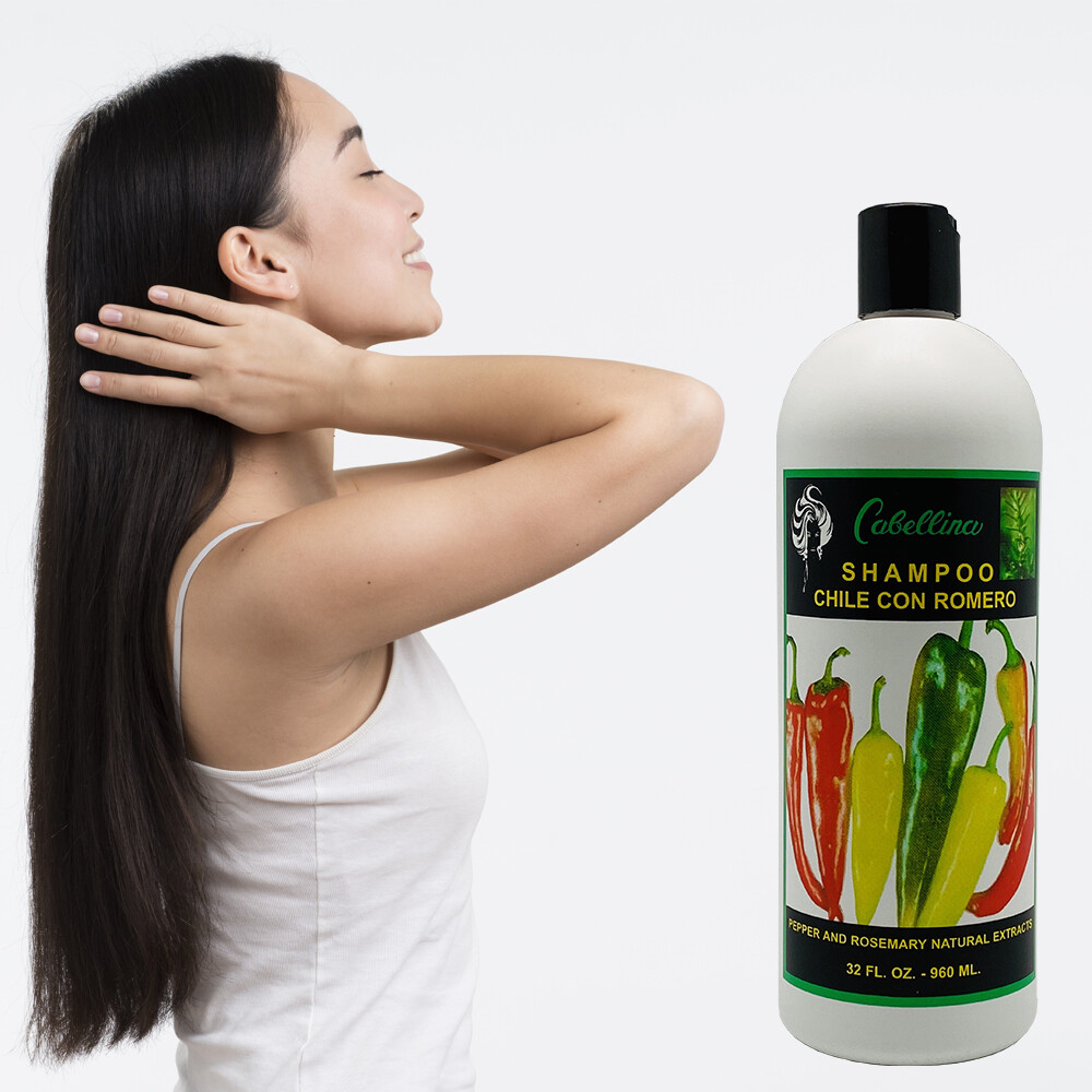 Cabellina Rosemary and Chili Pepper Shampoo. Stimulates Hair Growth. 32 Oz eBay