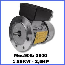 Motore elettrico asincrono monofase 2800 giri B5 per compressore mec90lb 2 poli