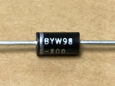 (5 PC)  NEW JERSEY SEMI  BYW98-200  DIODE GEN PURP 200V 3A DO201AD