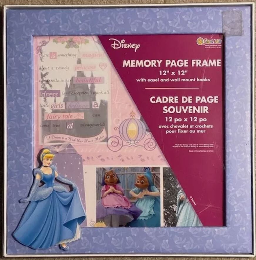 Disney Sandylion 12x12 Scrapbook Memory Scrapbook Photo Frame ...