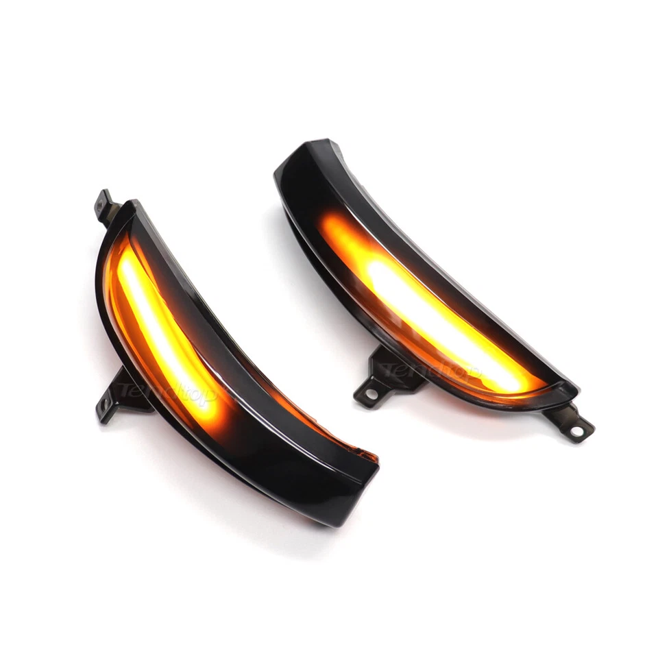 Dynamic Amber LED Turn Signal Light For Renault Koleos 2013 2014 2015 2016 2017 - Image 3 of 4