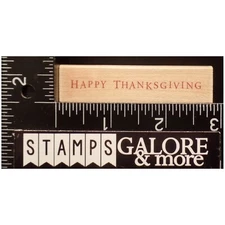 HERO ARTS RUBBER STAMPS C2861 HAPPY THANKSGIVING MESSAGE GREETING #1701