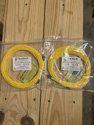 2PCS FiberShack Fiber Optic Patch Cord (0.14, And 0.13 dB)