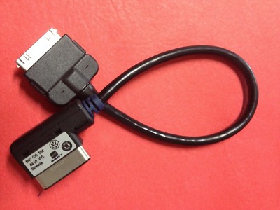 OEM VOLKSWAGEN SEAT SKODA Rear Console 30-Pin MDI Adapter Charger P/N 5N0035554