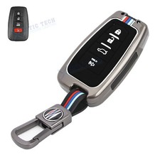Key Fob Cover Case Wkeychain For Toyota Camry Rav4 Highlander Avalon C-hr Prius Key Fob Cover Case Wkeychain For Toyota Camry Rav4 Highlander Avalon C-hr Prius