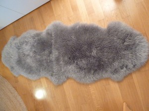 Danisches Bettenlager Echtes Lammfell Fell 50 X 160 Grau Neu Ebay