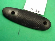 Unknown Buttplate 1.47" x 4.60" Flat Plastic #O28