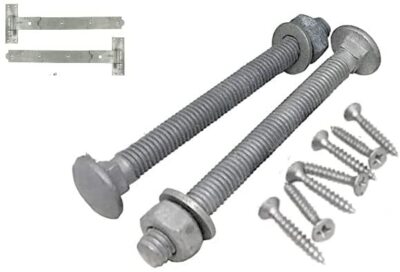 HAVEN HERITAGE  Set Befestigungen (NUR) für VERZINKTE Haken & Bänder 10'' - 36''
