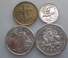 Barbados 4 coins 2017 - 2022