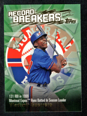 2003 Topps Series 2 Record Breakers Green Inserts #1-50 Finish Your Set, U Pick
