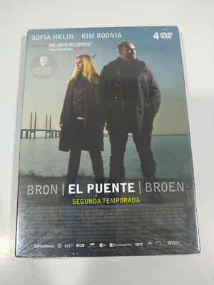 Bron El Puente Broen Segunda Temporada 2 Completa DVD Español Danes Nueva - 3T