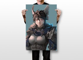 Final Fantasy Original Nes Gaming Art Wall Art Home Decor - POSTER 20x30