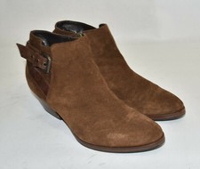 New Aquatalia 'Farin' Weatherproof Bootie Brown Suede Size 7.5 MSRP 450