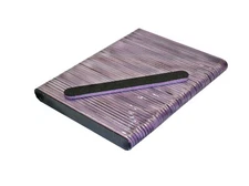 100 PCs #100/180 Black Pro Straight  Double Sided Nail File NEW