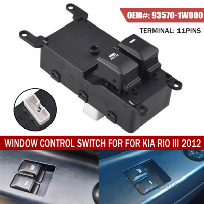 Front Left For Kia Rio III (UB) 2012 Power Window Switch 93570-1W000