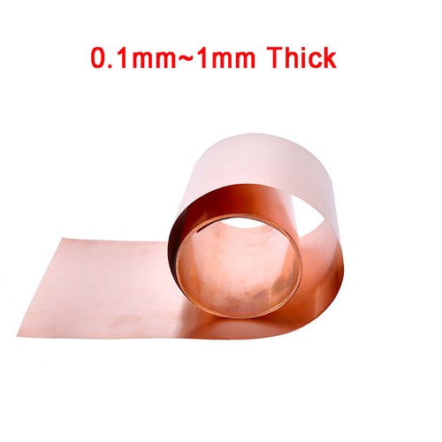 Pure Copper Sheet Plate 0.1/0.2/0.3/0.4/0.5/0.8/1mm Thick - 23 sizes available - Picture 4 of 5