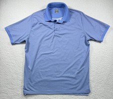 Callaway Opti Dri Polo Shirt Mens L Large Blue Great Condition