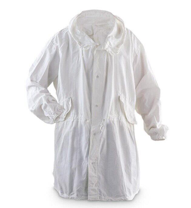 NEW NIB LARGE USGI US M50 SNOW WHITE CAMO CAMOFLAUGE PARKA NEW NIB LARGE USGI US M50 SNOW WHITE CAMO CAMOFLAUGE PARKA