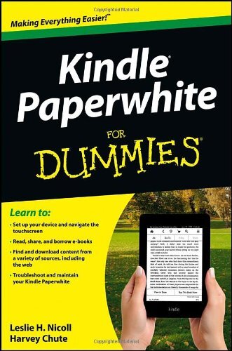Kindle Paperwhite For Dummies by Leslie H Nicoll & Harvey Chute - Excellent Condition-image