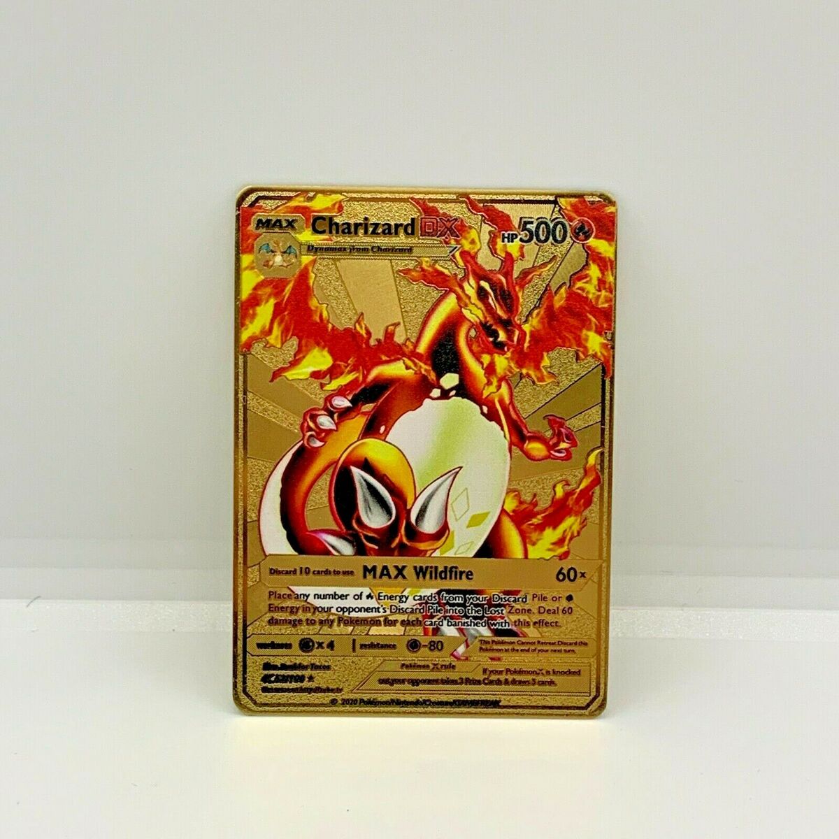 English Pokemon Card Gold Original Mew  Pokemon Card Rainbow Charizard -  English - Aliexpress