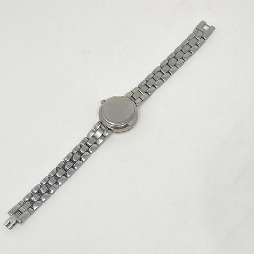 Eddie Bauer Watch Women 23mm Silver Gold Two Tone Petite Round New Battery 6.25" - Picture 14 of 20