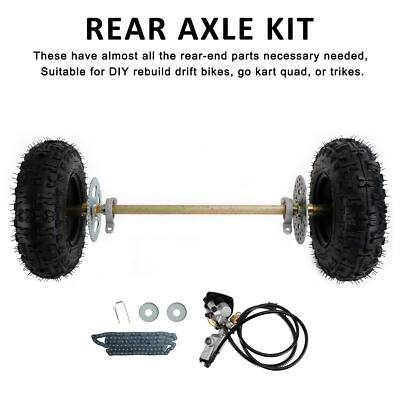 #ad 29quot; Rear Axle Assembly Complete Wheel Hub Kit for Go Kart Quad Trike Drift Bikes $149.20