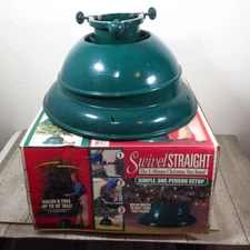 Swivel Straight 1 Minute Christmas Tree Stand Holds Up to a 10' Tree 5" Dia