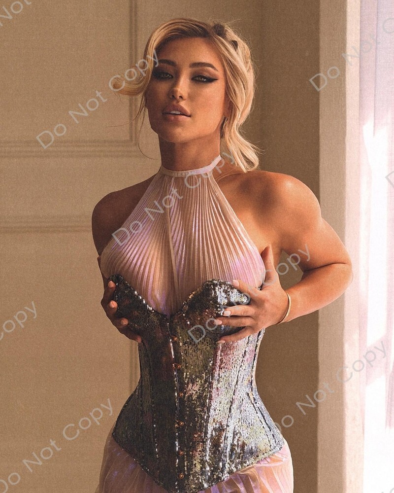 8x10 Stefanie Gurzanski PHOTO photograph picture busty blonde bikini bra  model | eBay