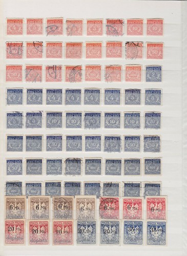 POLEN 1920/1950, 455 ALTER SERVICE & PORTO FÄLLIGE BRIEFMARKEN, SORTEN - Bild 4 von 6