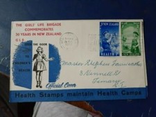 New Zealand girls life brigade wellington postmark cover 1958