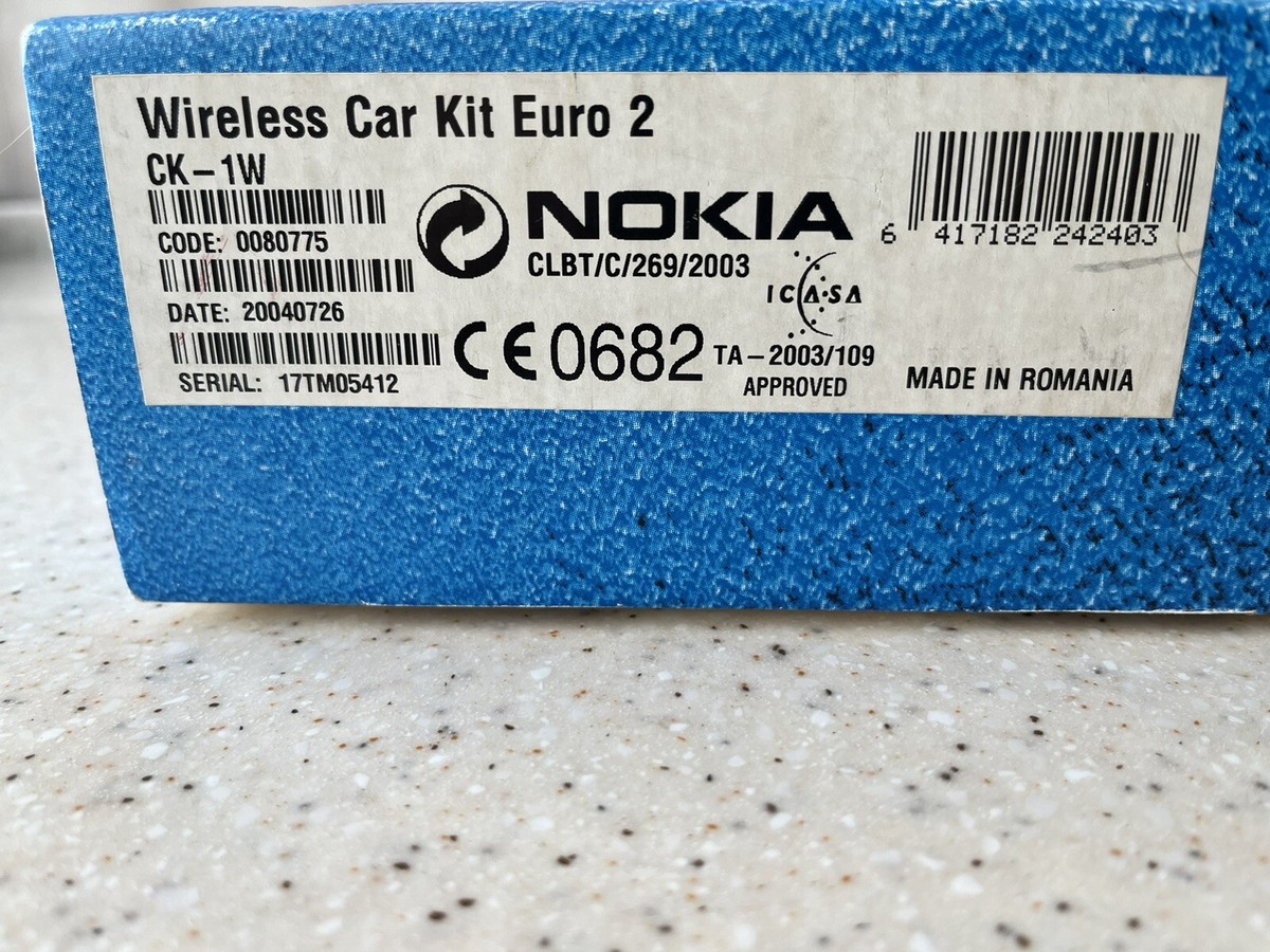 Brand New Nokia Car Kit CK-1W 100% Genuine Original Hands Free Set