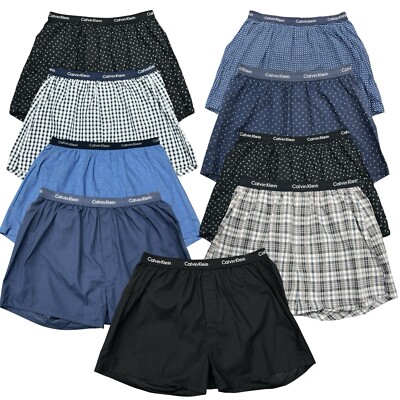 Calvin Klein Men's Woven Boxer Multi Pack