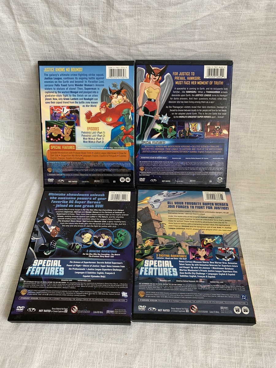 Justice League 4 DVD Bundle, Paradise Lost, Starcrossed, Joining 