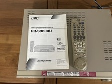 JVC HR - S9600U VCR Super S-VHS VCR W/Remote Manual