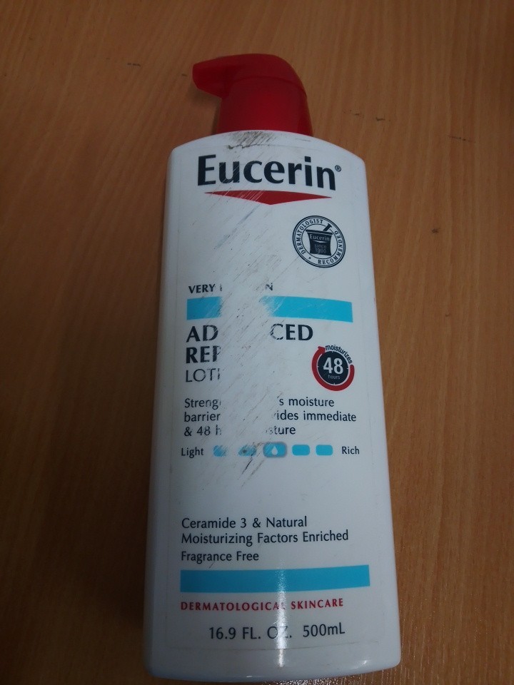 Eucerin Advanced Repair Lotion For Dry Skin Bottle 500ml