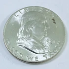 1961 D Franklin Half Dollar 90% Silver MS MINT STATE DETAILS  #8007