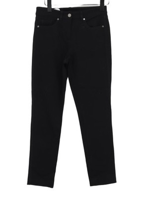 Basler Women's Trousers W 36 in Black Polyamide with Elastane Straight Chino