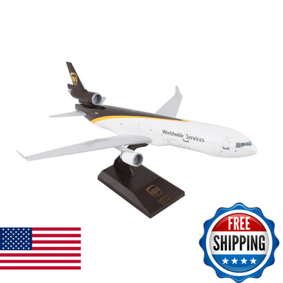 SkyMarks UPS MD-11F 1:200 Scale Model Airplane Plastic Display Aircraft w/Stand