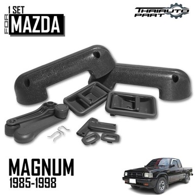 Set LR Inner Interior Door Gray For Mazda B2000 B2200 B2600 UF