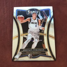 2019-20 SELECT PREMIER LEVEL #123 KRISTAPS PORZINGIS QTY DALLAS MAVERICKS MAVS