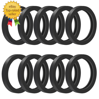 #ad 10Pcs Gas Can Spout Gaskets Rubber Ring Replacement Can Gaskets Fuel Washer Seal $8.03